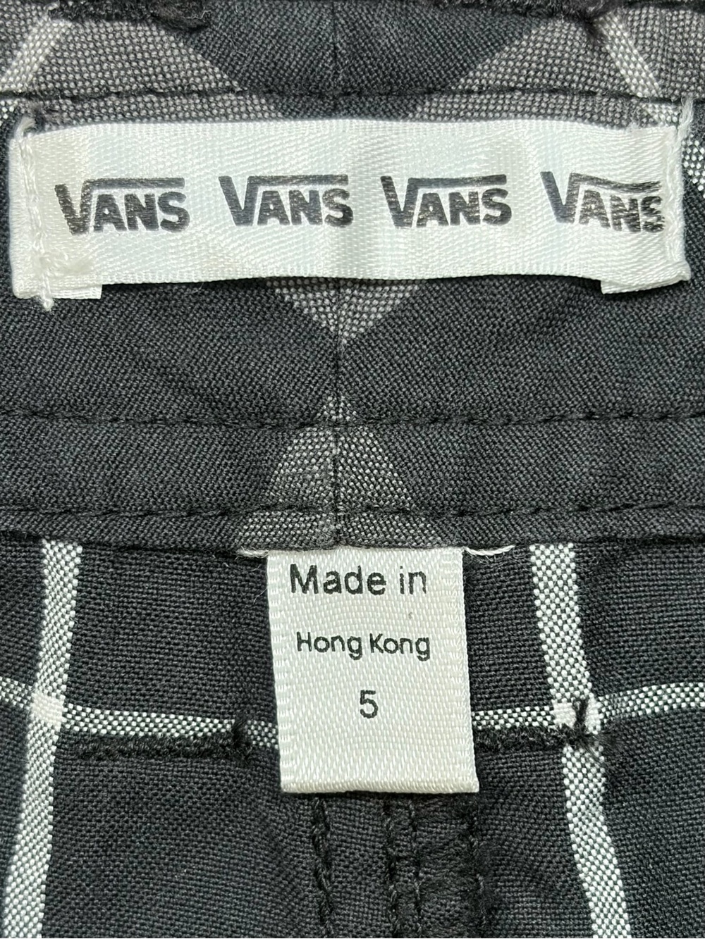 NWT Vans Plaid Shorties sz 5 - Picture 7 of 10